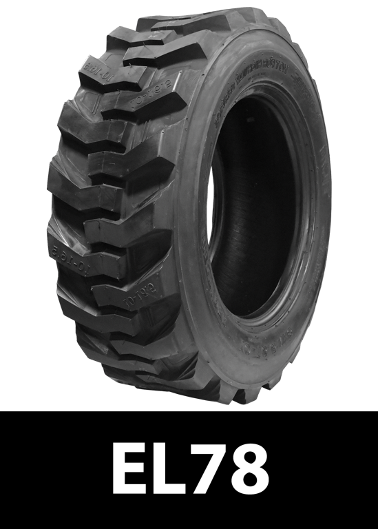 Gladiator Skid Steer Tire – 10-16.5, 10 Ply, Industrial/Loader Tire (Brand New)