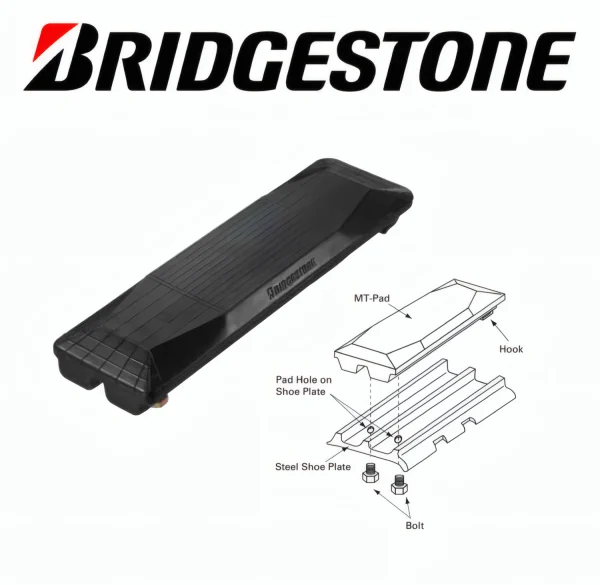 Bridgestone-MT-Pad-Bottom-Bolting-Type-Product+Diagram